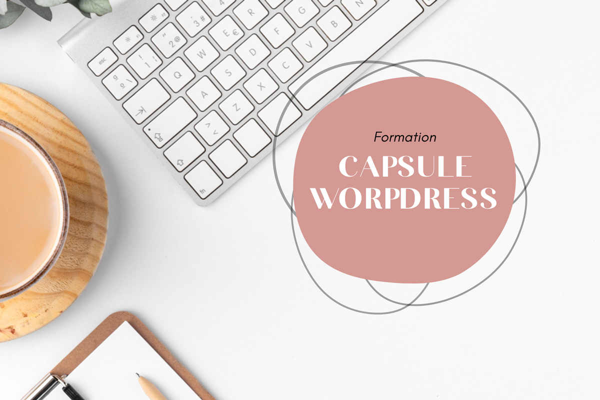 formation capsule WordPress - formation online - image de présentation