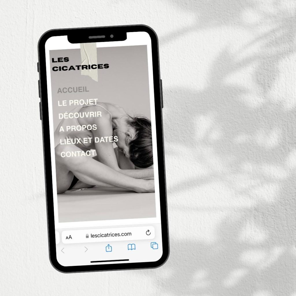 creation de site internet sur mesure - genève - les cicatrices